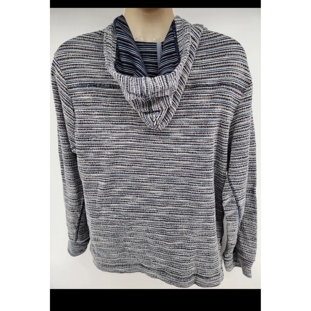 Tommy Bahama North Beach Baja Hoodie Size  XL Bering Blue - Picture 5 of 5